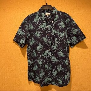Sonoma octopus button up shirt size XL